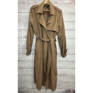 Blank NYC  TRENCH  Coat in Road Trip Size MEDIUM KHAKI